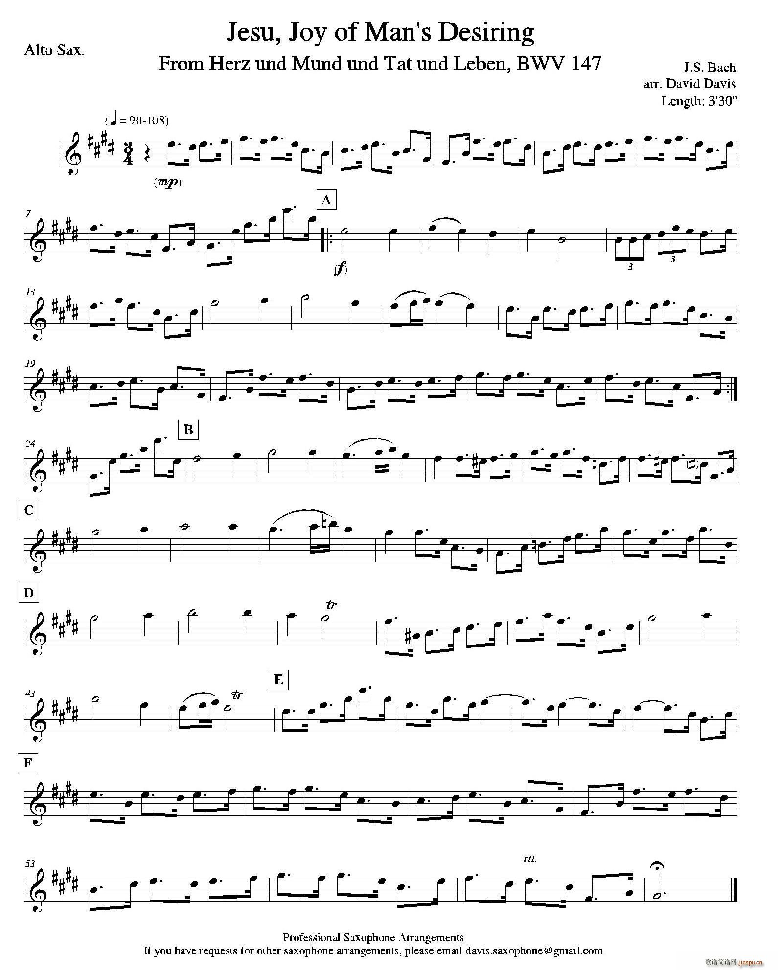 Jesu Joy of Man s Desiring _˹(V)1