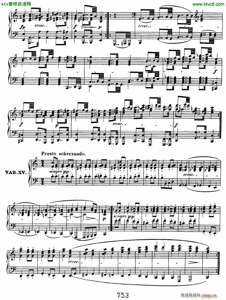 Beethoven op 120 Diabelli Variations(V)13