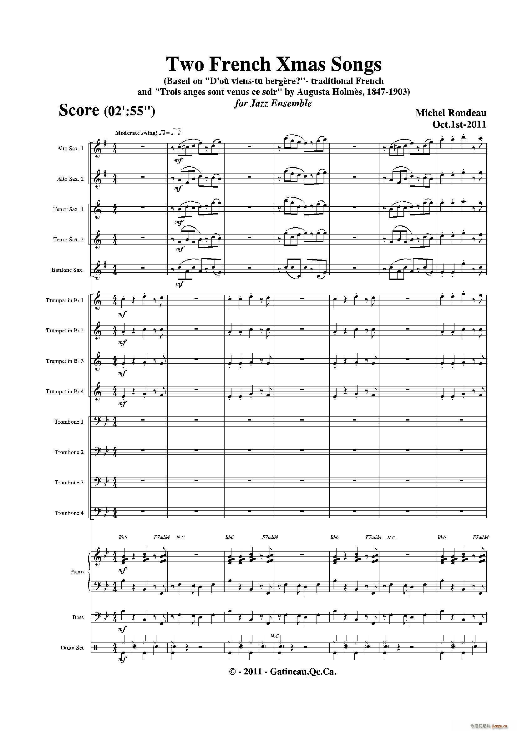 Two French Xmas Songs(V)1