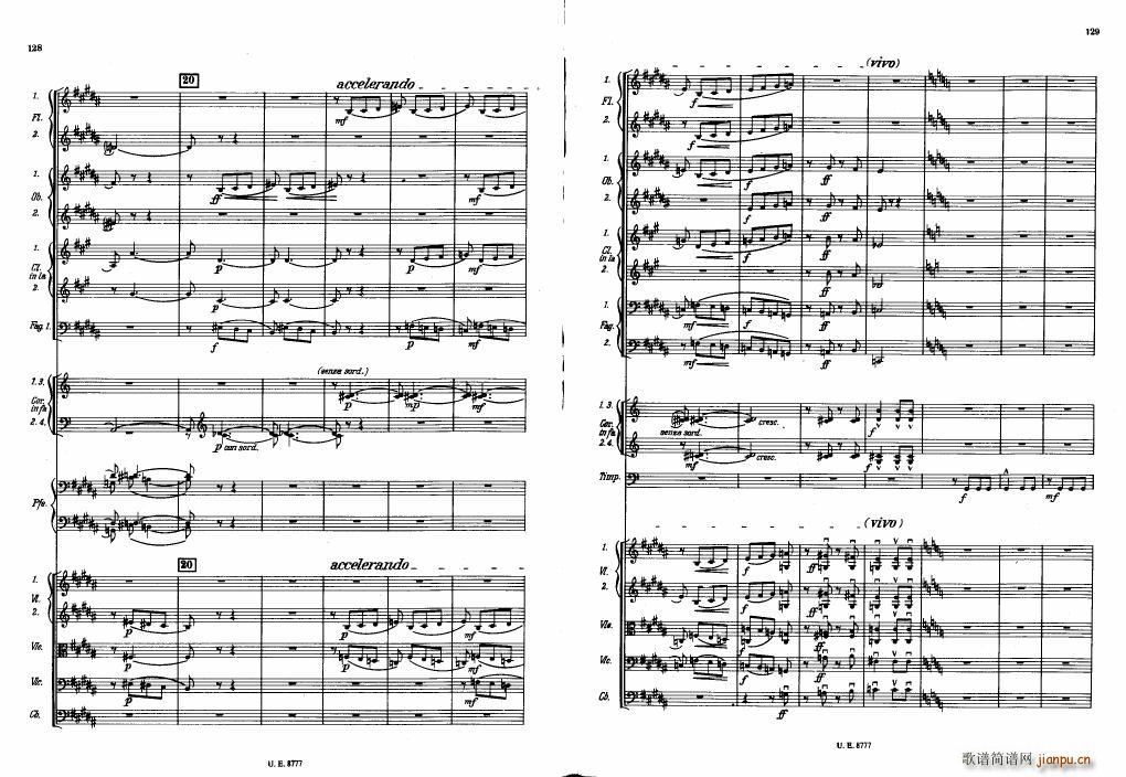 Bartok SZ 83 Piano Concerto No1 Full Score (V)24