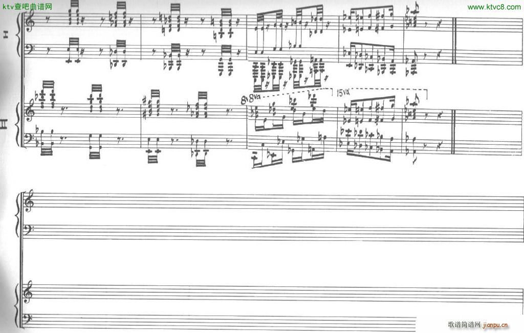 Bolling Sonata for Two Pianist no 2 Part3(V)14
