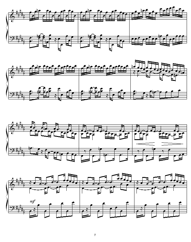 EtudeinBMajor-ʥ(V)7