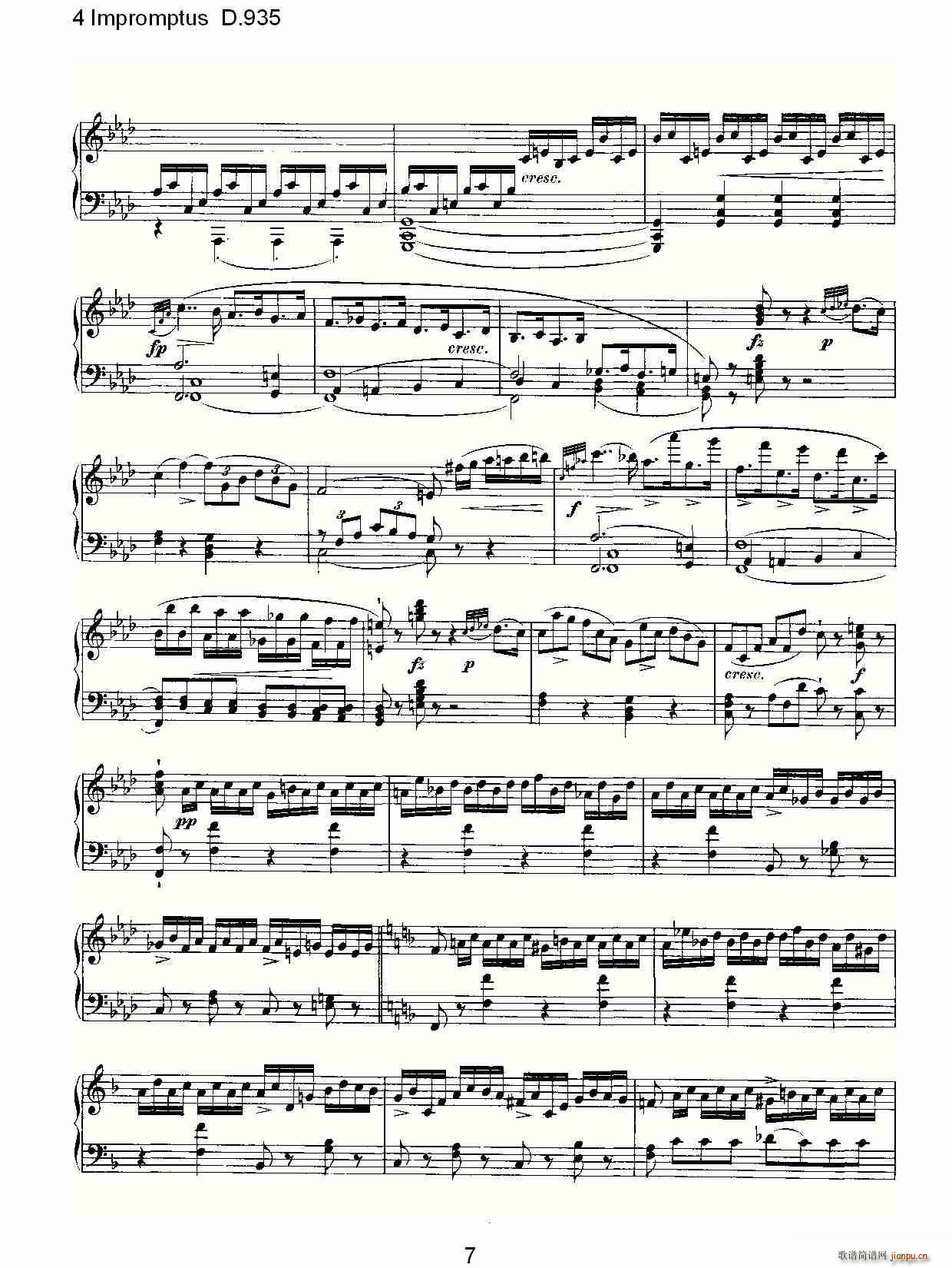 4 Impromptus D.935(ʮּ)7
