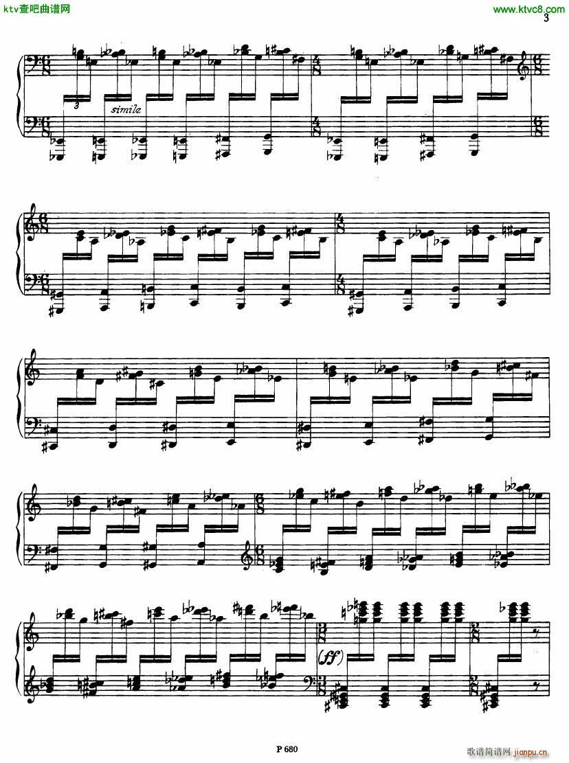 Fiser piano sonata no 3(V)6