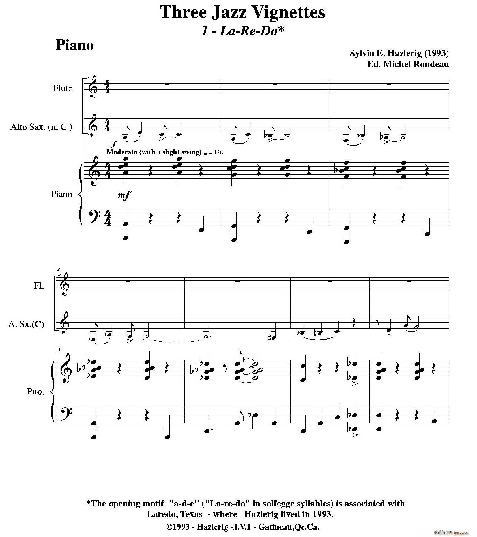 Three jazz vignettes һ (V)1
