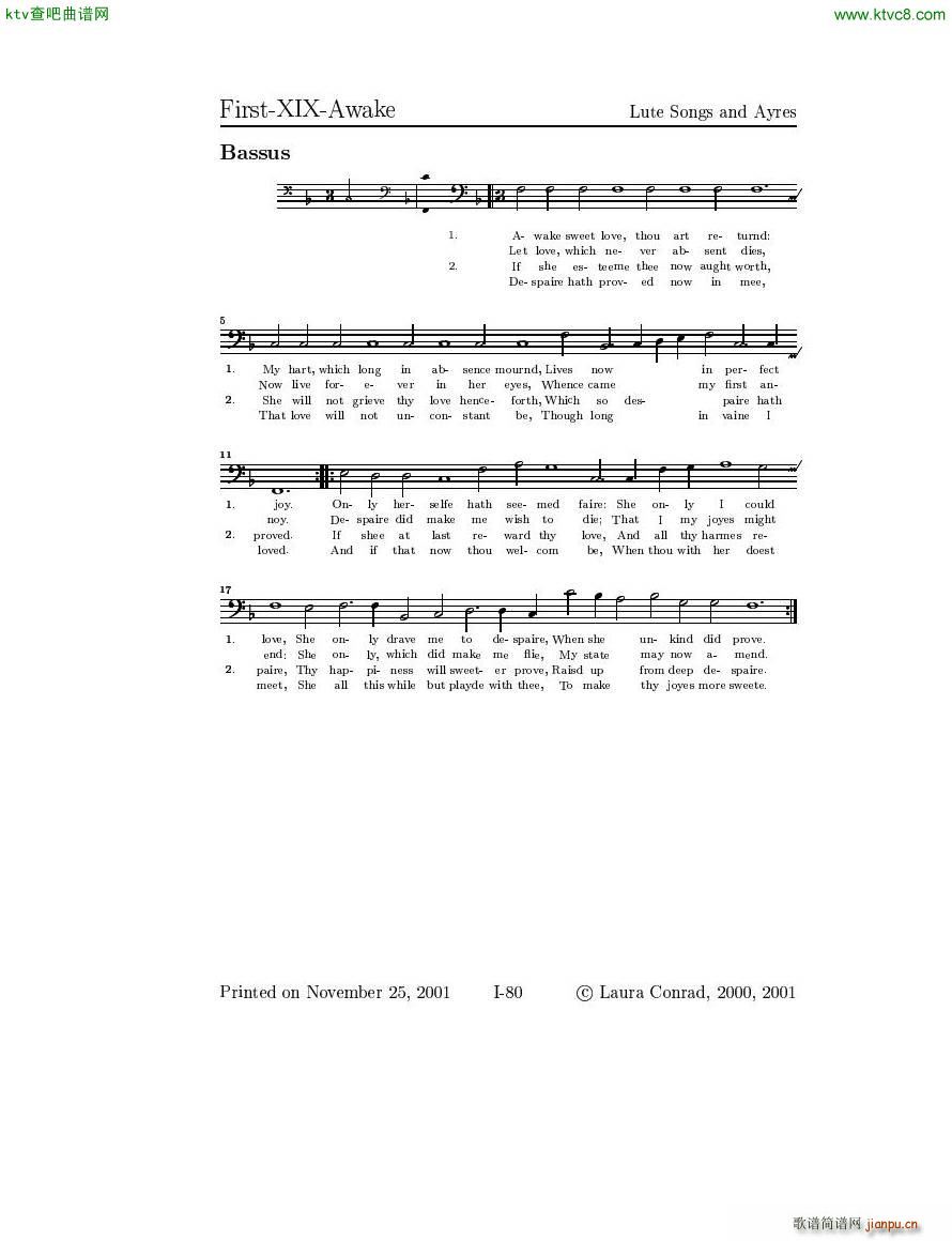 Dowland Lute Music (V)36
