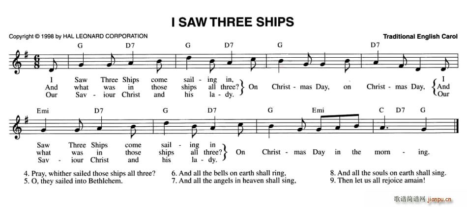 I SAW THREE SHIPS(ʮּ)1