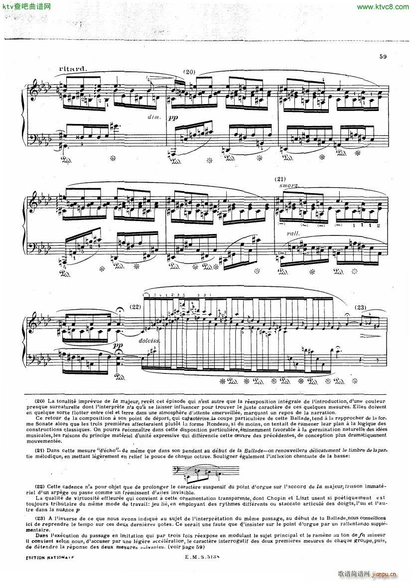 Chopin Cortot 4 Ballades (V)12