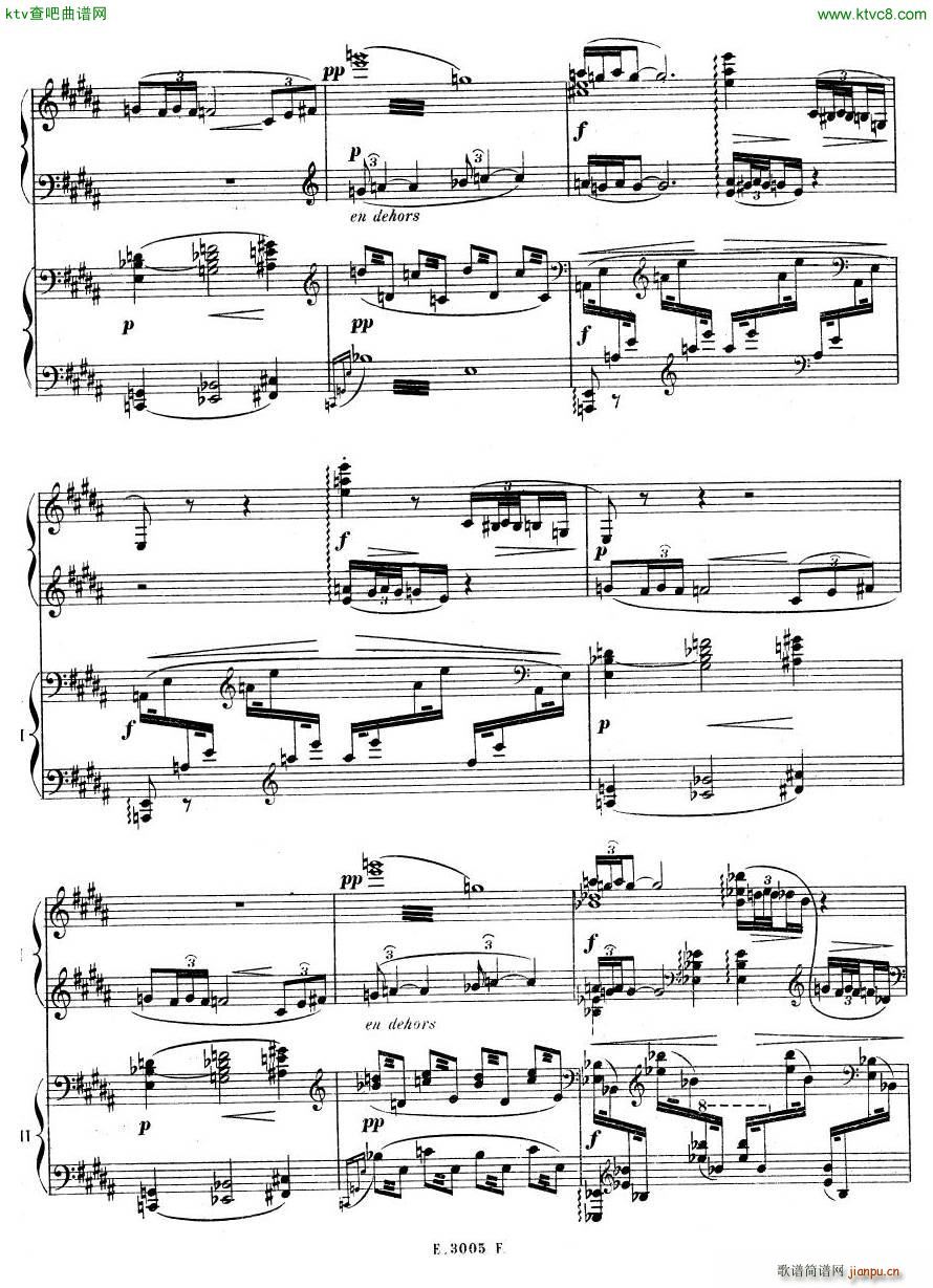 Debussy Ravel 3 Nocturnes 2pno(V)34