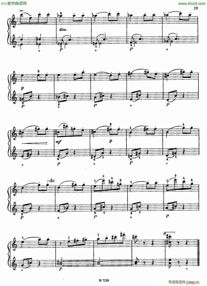 Hurnik piano etudes(V)16