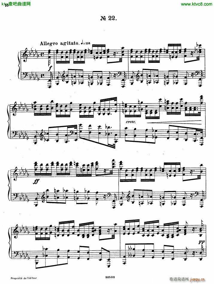 Gliere 25 Preludes op30 Book5(V)8
