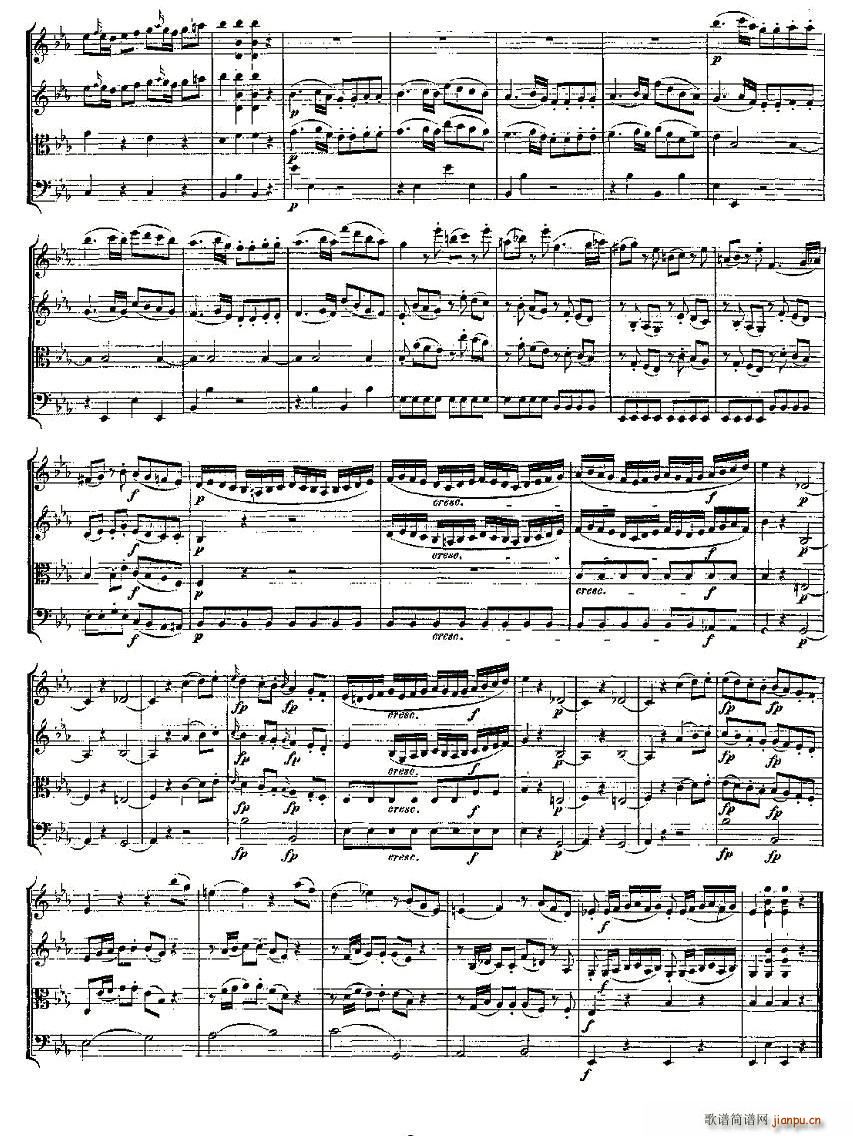 Quartet No 7 in Eb Major K 160 E{(dio)Ҙ(V)3