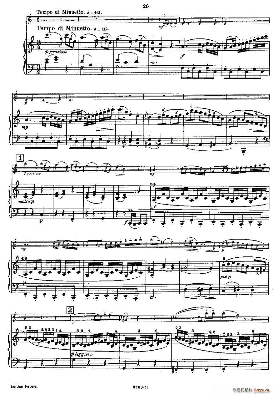 Mozart Violin Sonata No 2 KV 303 ڶСQ(СV)9