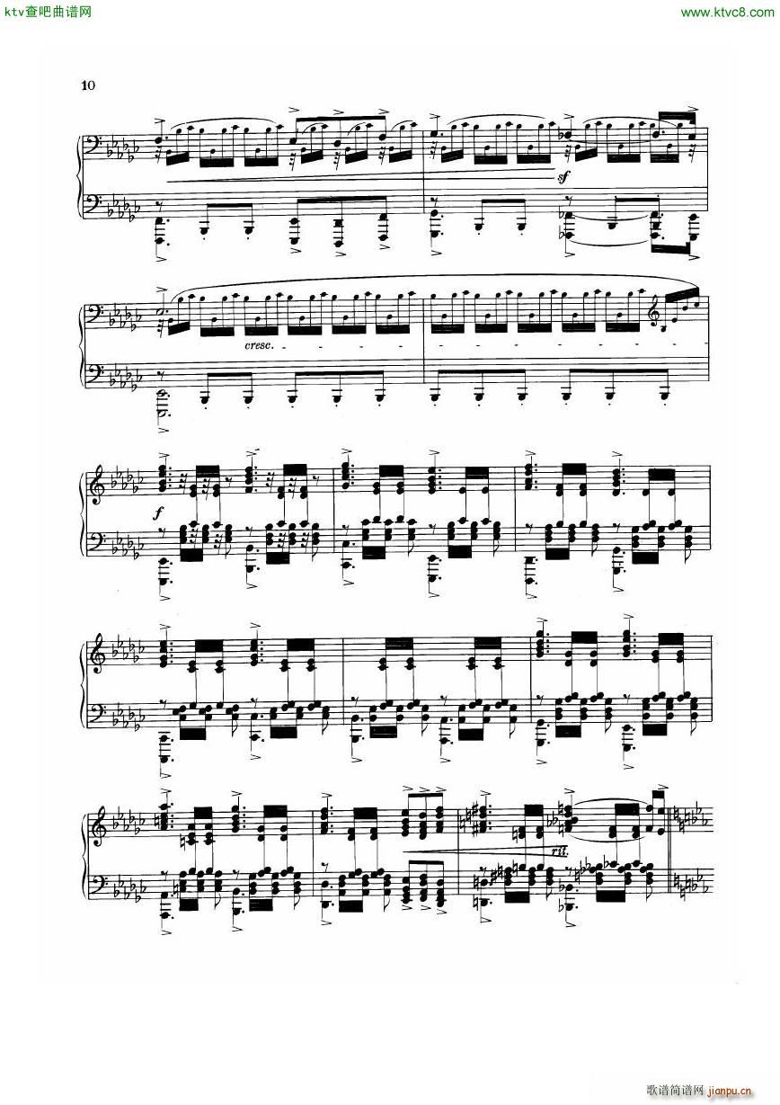 Dohnnyi op 11 Four Rhapsodies(V)39