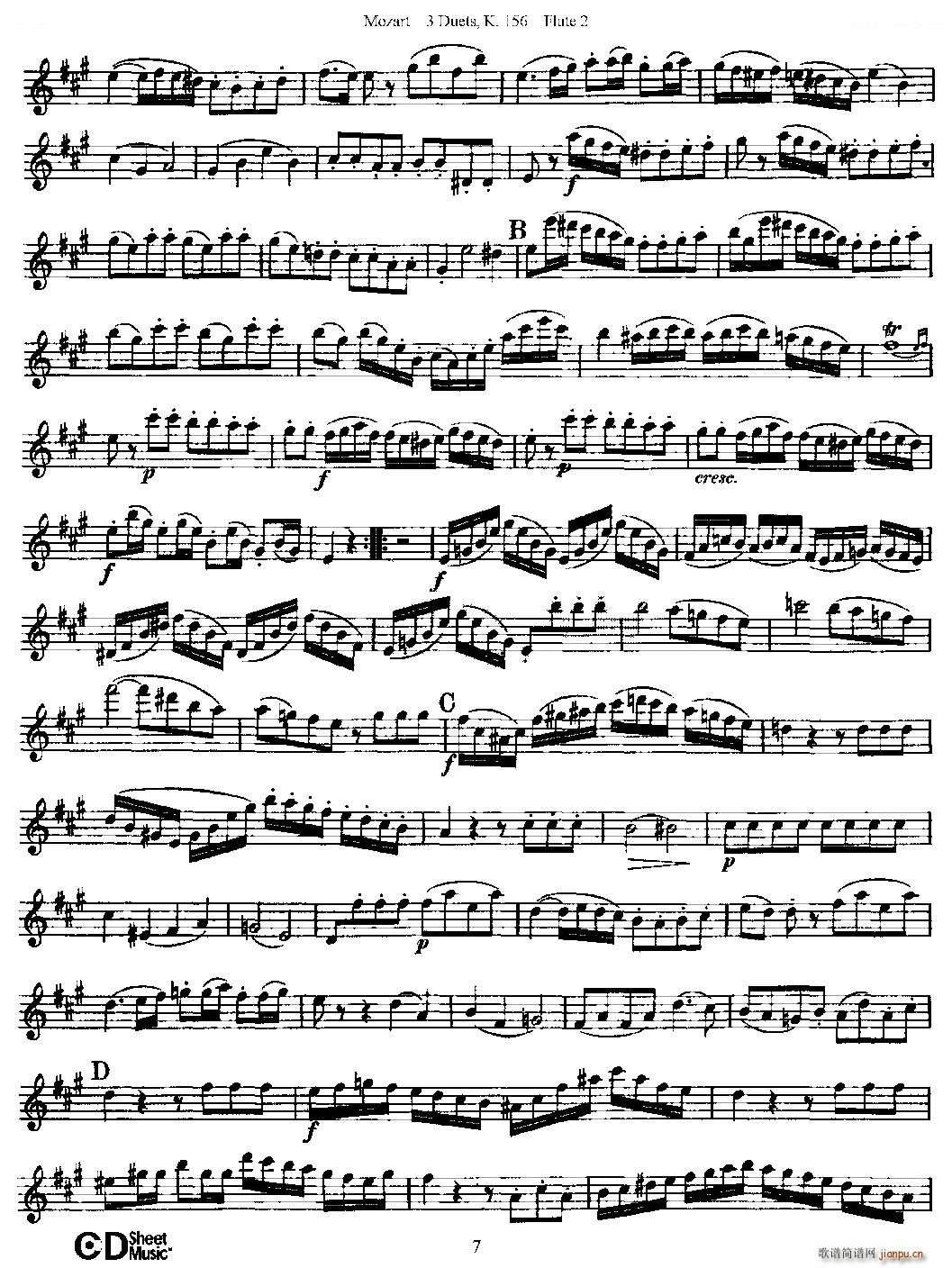 3 Duets K 156 ֮ڶL  K156̖ ~(ѺV)7