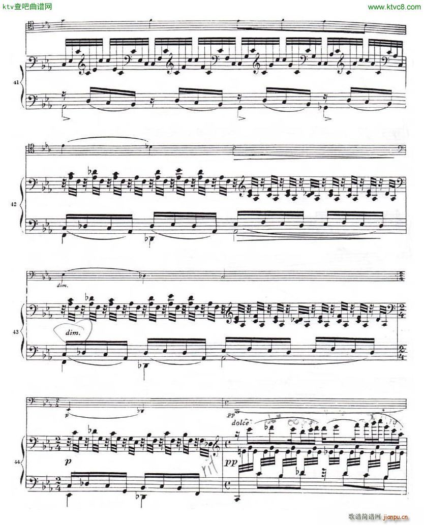 Faure Elegie for piano and cello(V)1