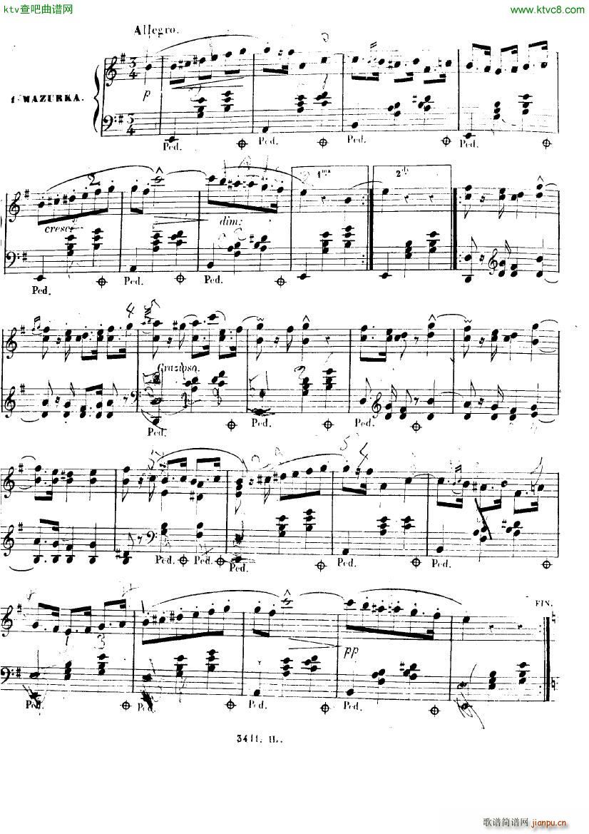 Gutmann Adolf Deux mazurkas opus 9(V)1
