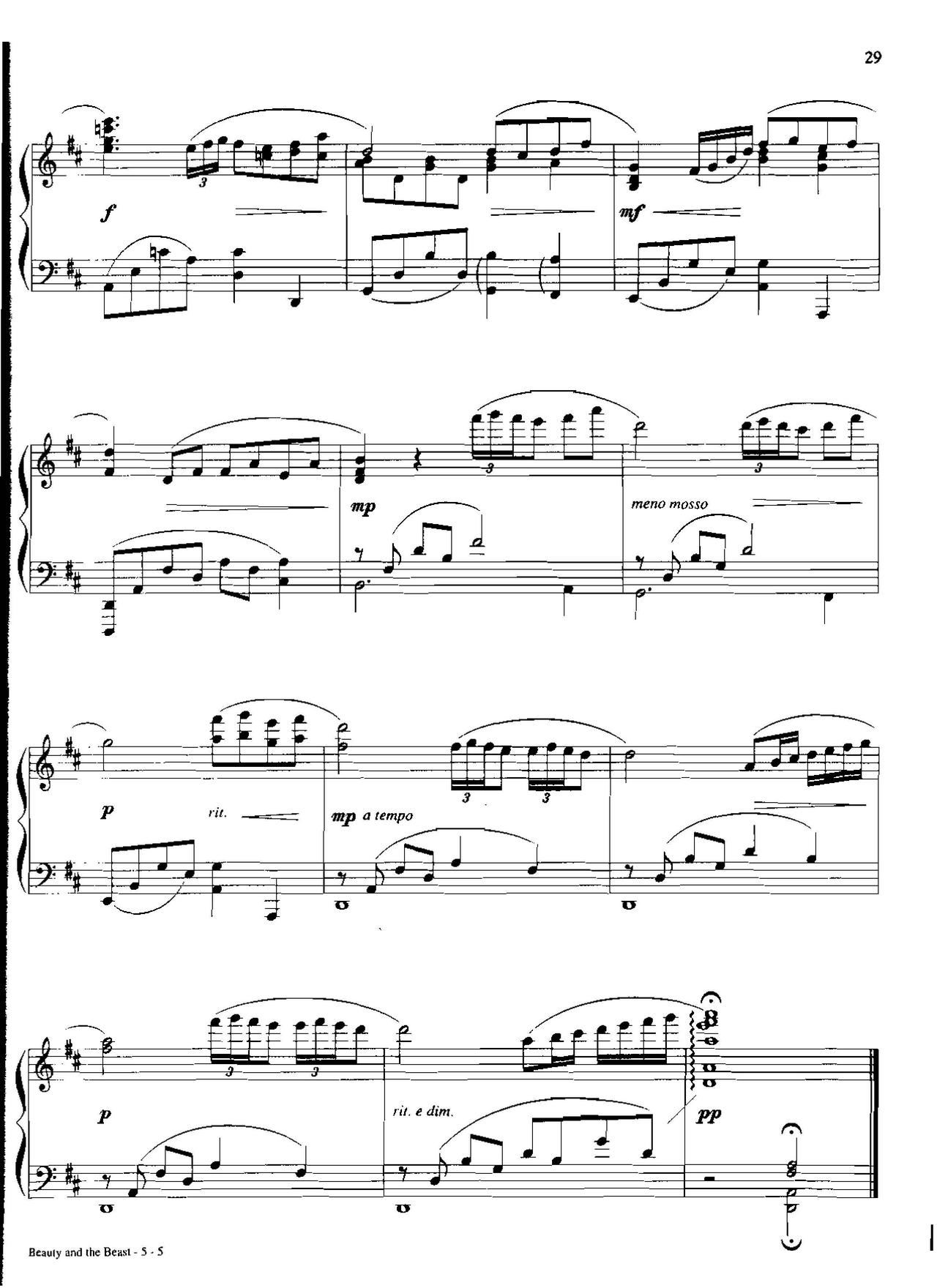 beauty and the beast Dan Coates {(dio) (V)5