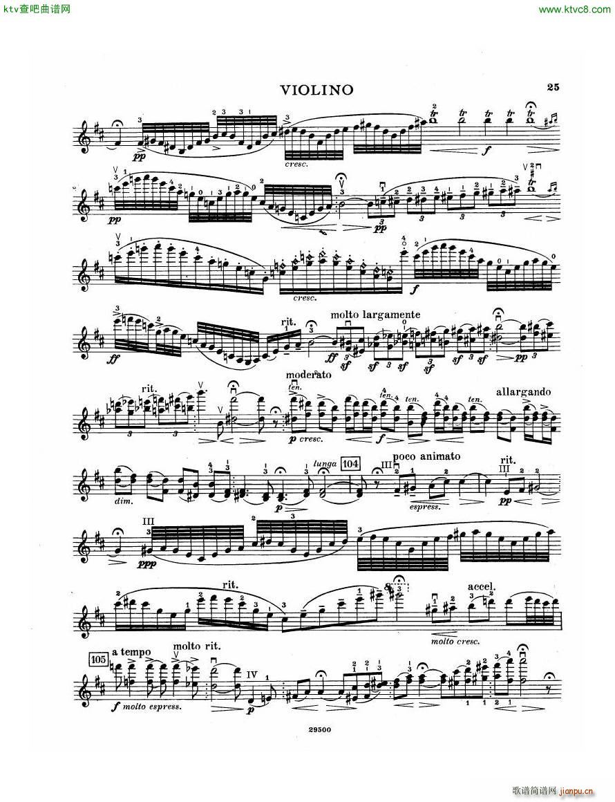 Elgar Violin Concerto Vn(V)25
