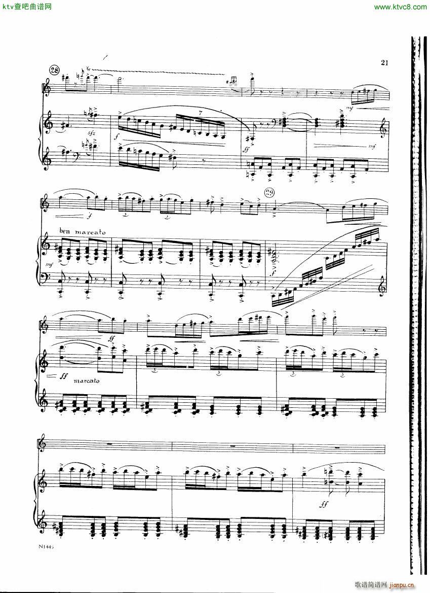Burton E Flute sonatina score(V)20