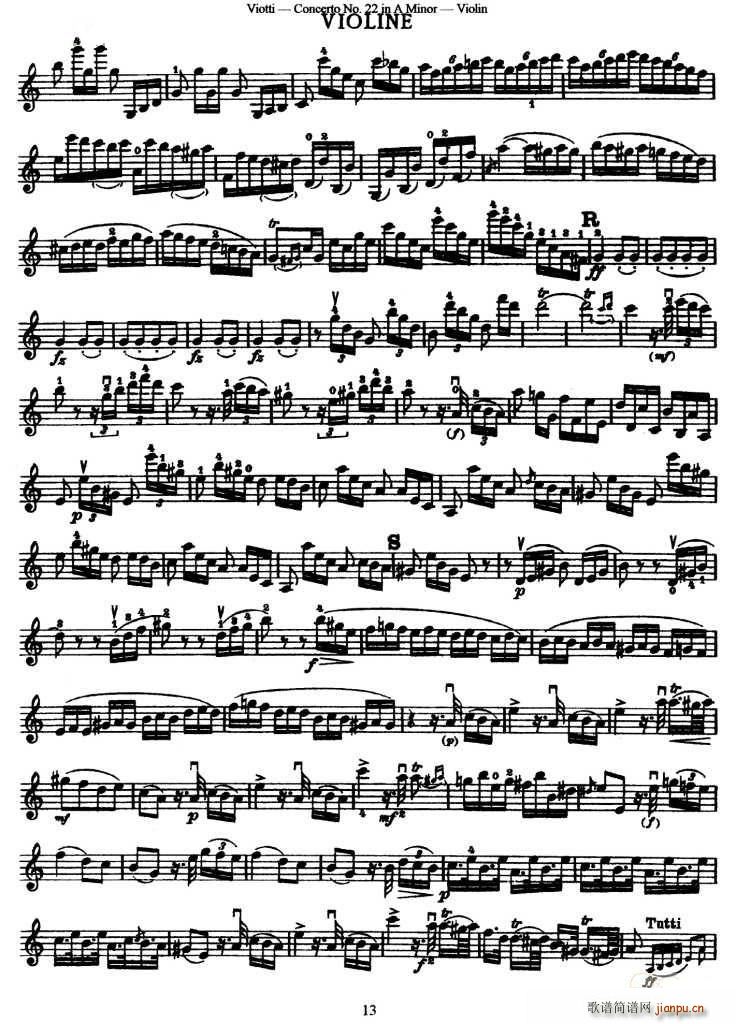 Concerto No.22 in A Minor(СV)5