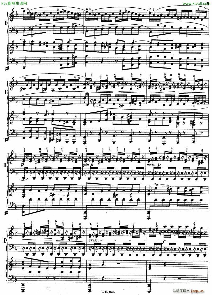 Bach JS BWV 1052 Keyboard Concerto in d ed R ntgen(V)16