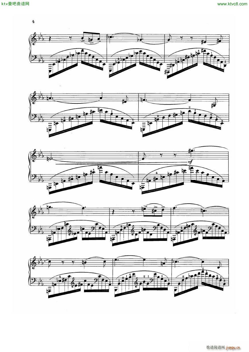 Dohnnyi op 11 Four Rhapsodies(V)42