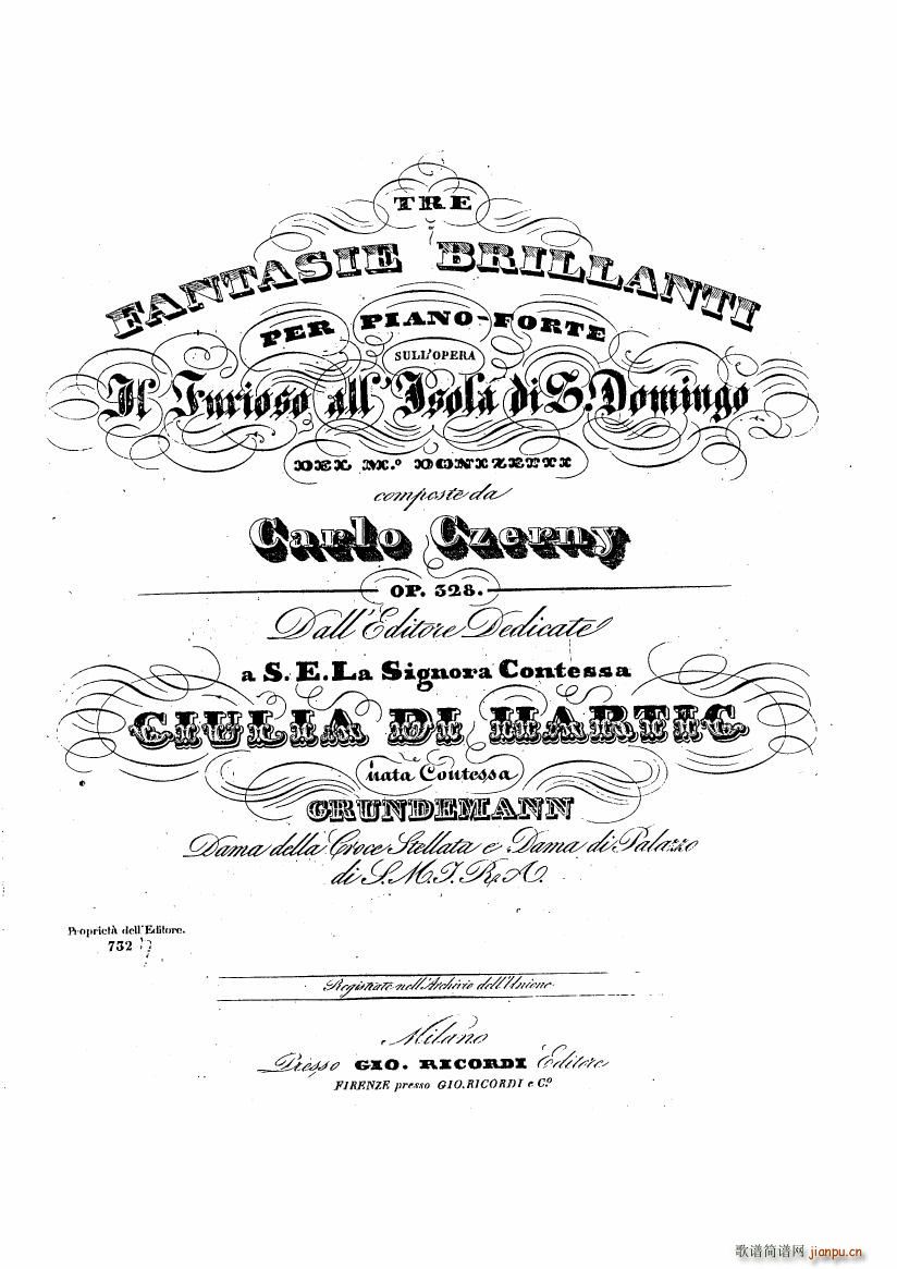 Czerny Fantasy on IL FRIOSO Op 328(V)1