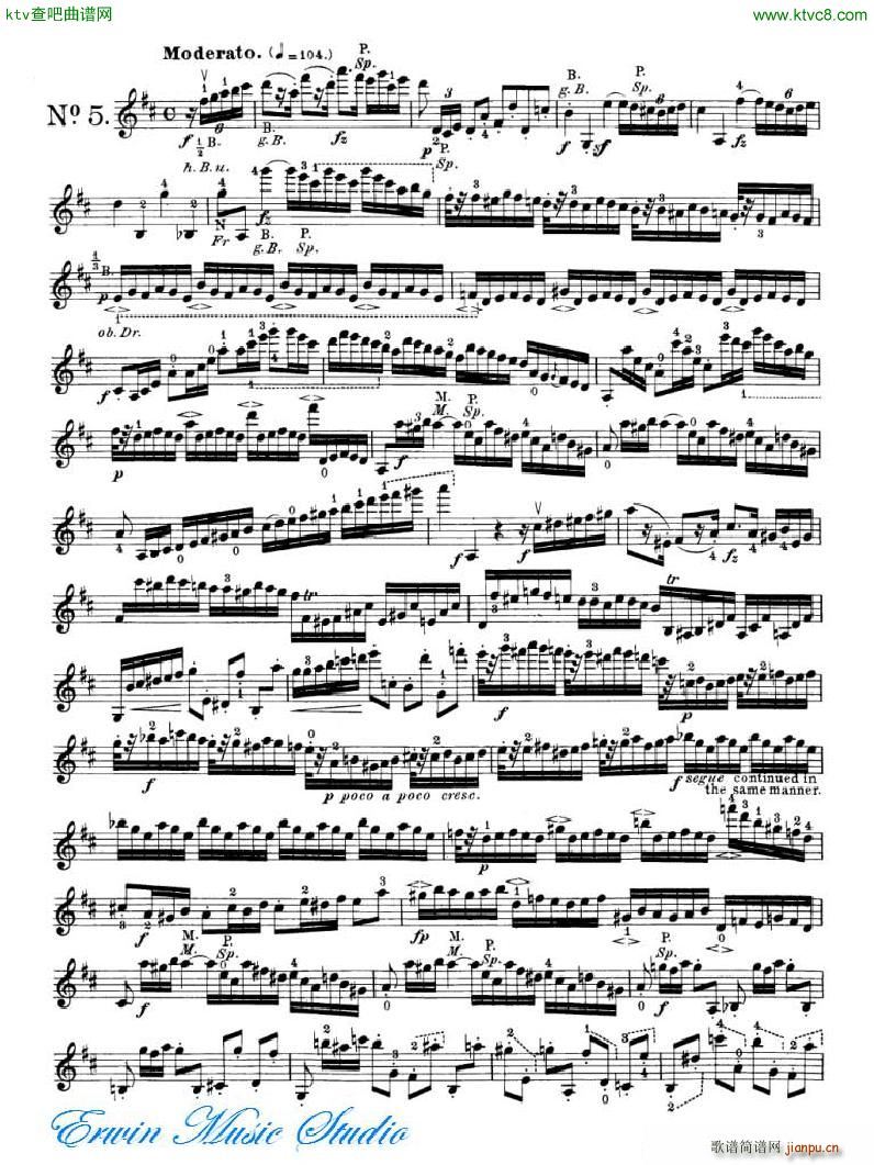 _ 24׾Pierre Rode 24 Studi Per violino 01 08(ʮּ)9