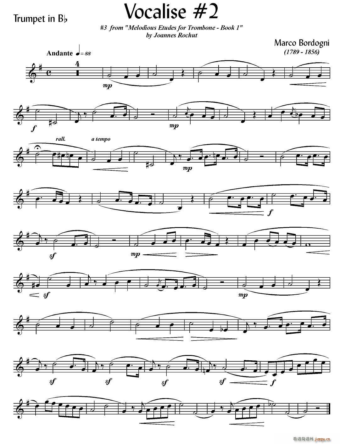 Bordogni Vocalise 2 С̖(ho)(ʮּ)1