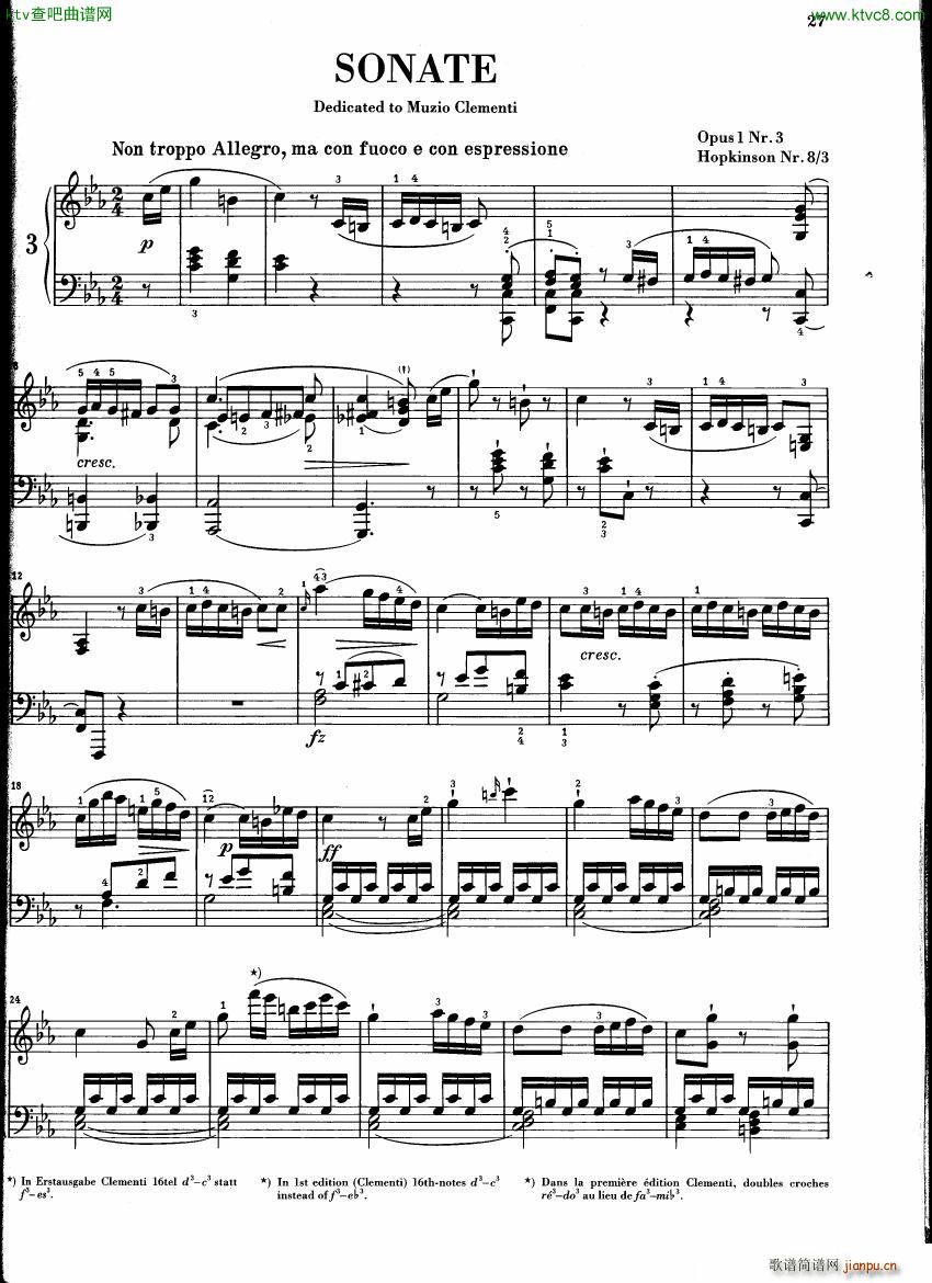 Field 01 3 Piano Sonata No3(V)1