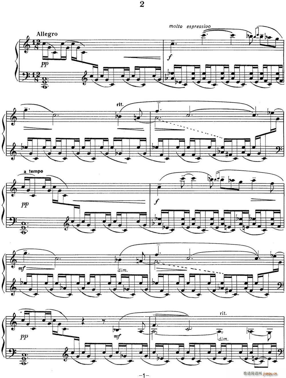 լZ (x)2 Etudes tableaux Op 33 No 2(V)1