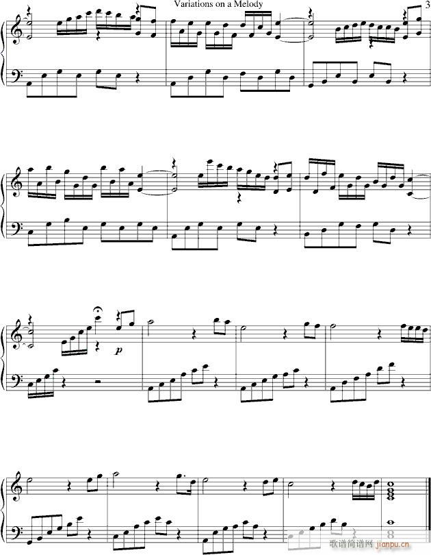 Variations on a Melody(V)3