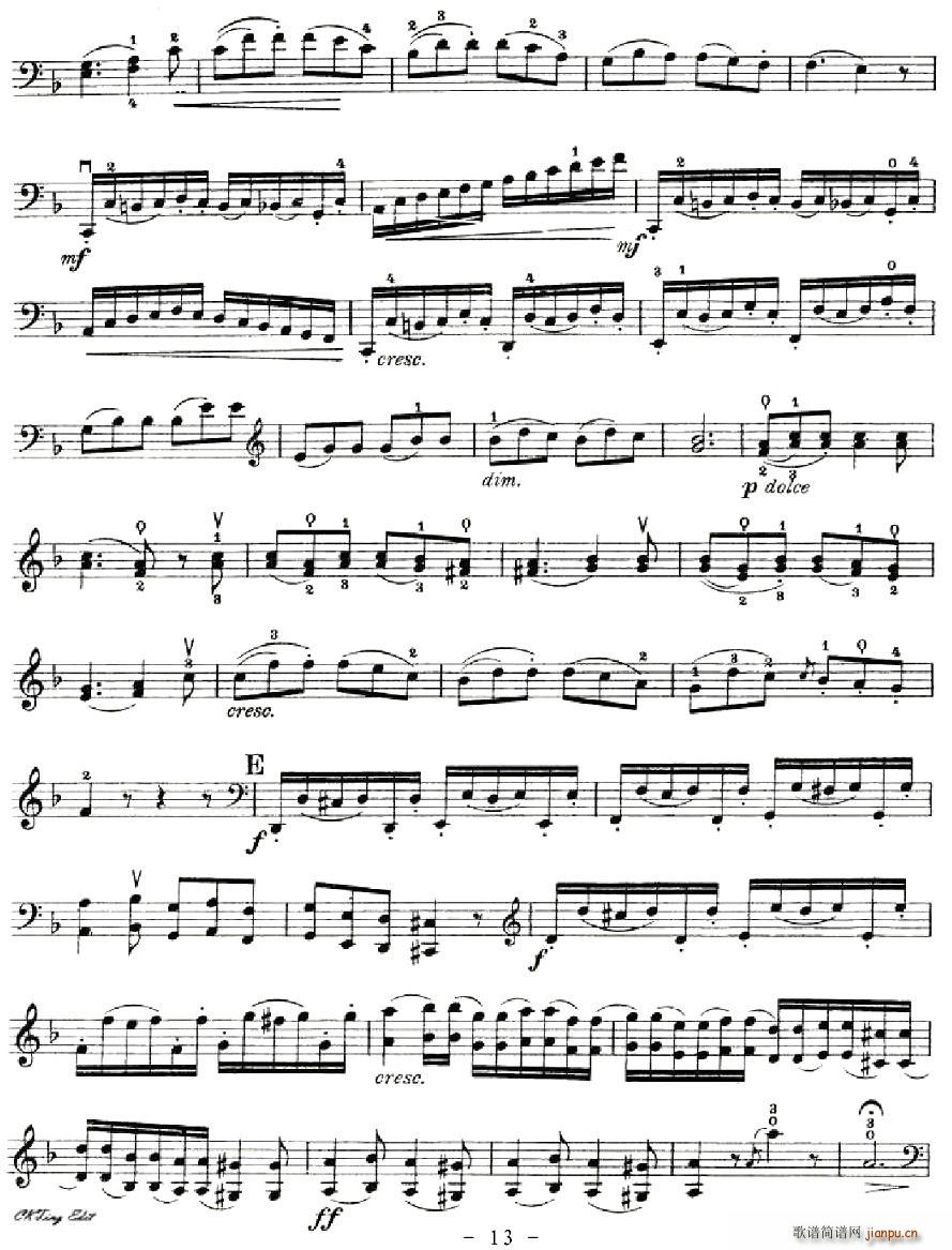 J. Haydn Concerto in D Major(V)13