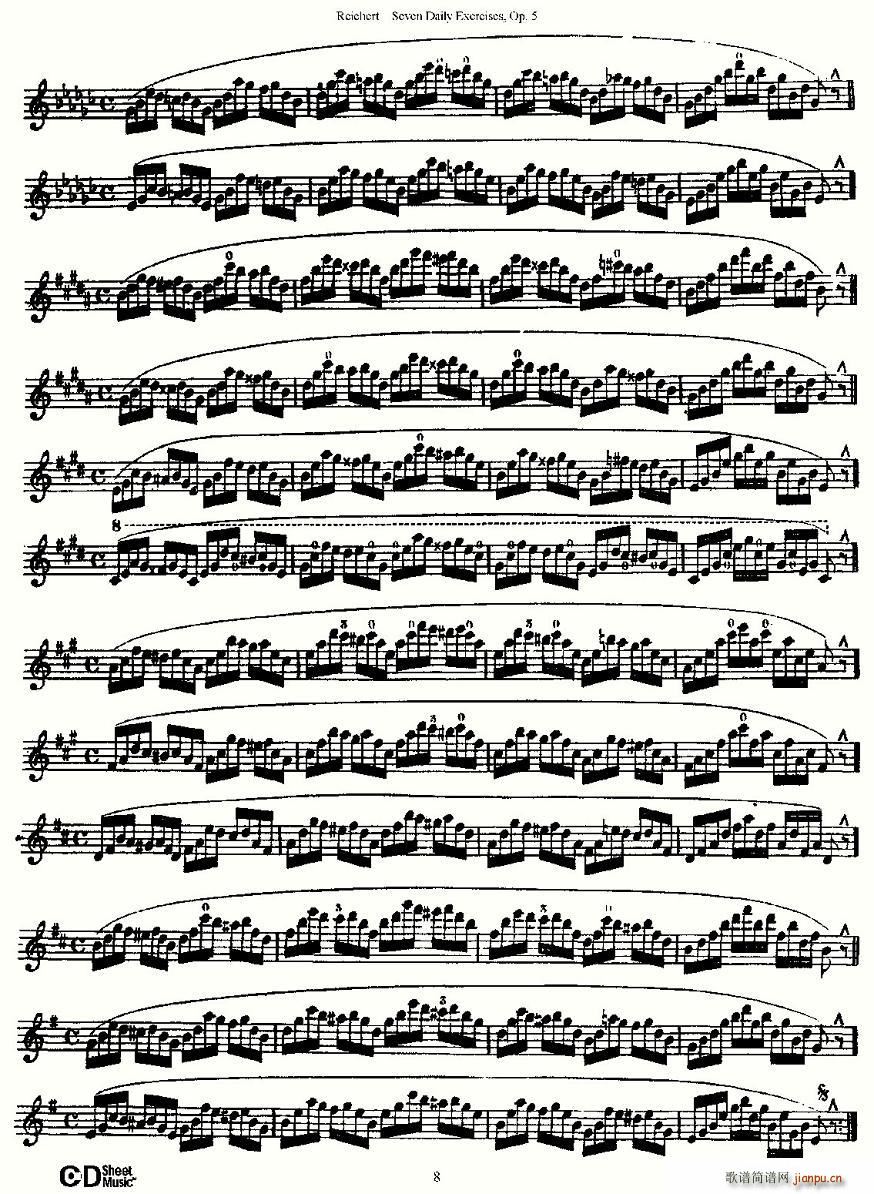 Seven Daily Exercises, Op.5(ʮּ)8