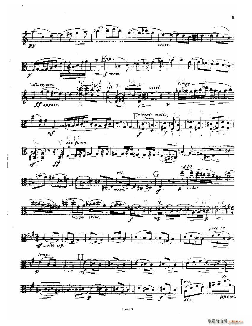 Bowen viola sonata No 1 Va part(V)5