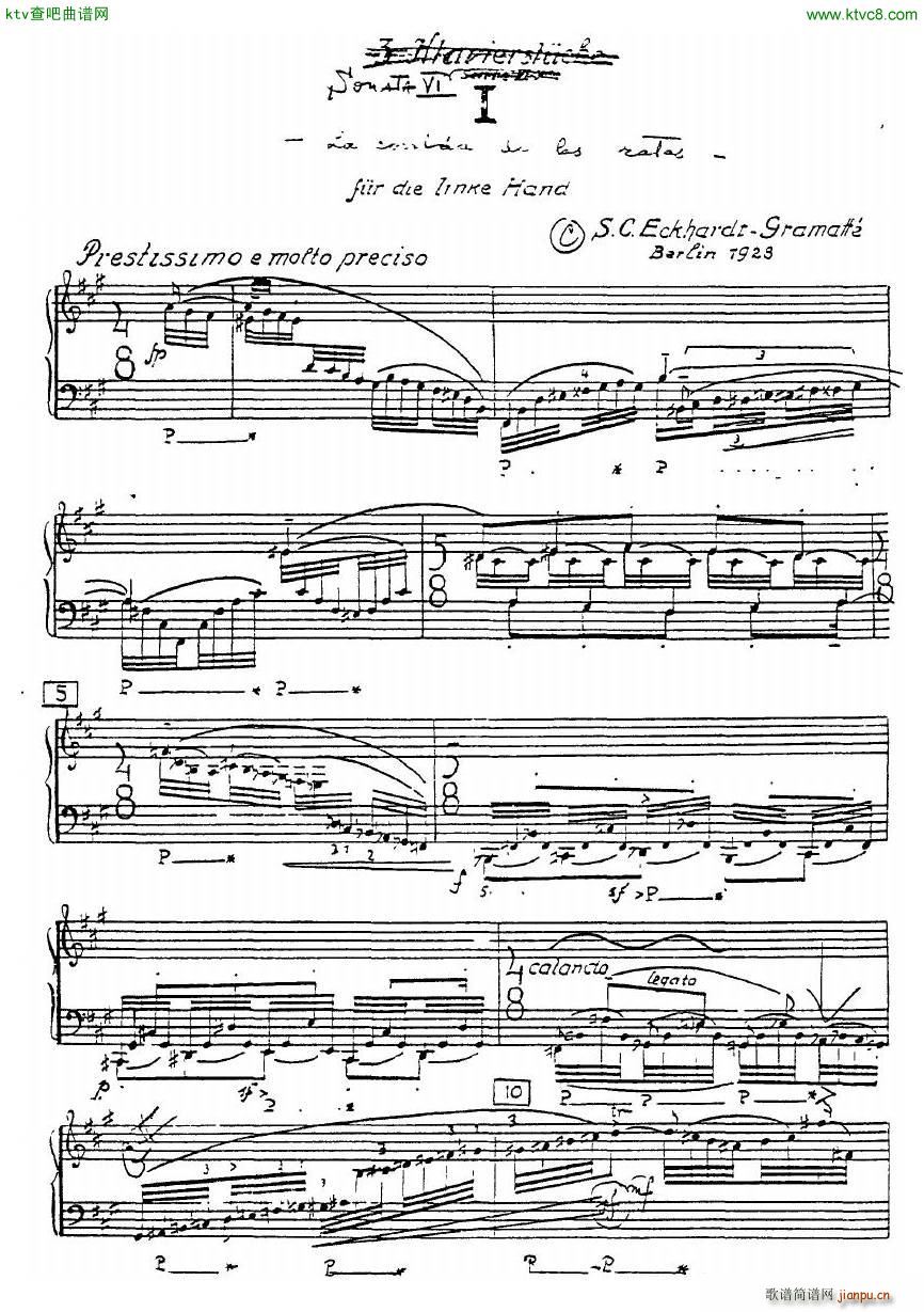 Eckhardt Grammate Sonata no 4(V)3