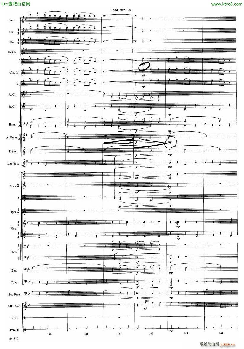 Anderson Sleigh Ride full score(V)25