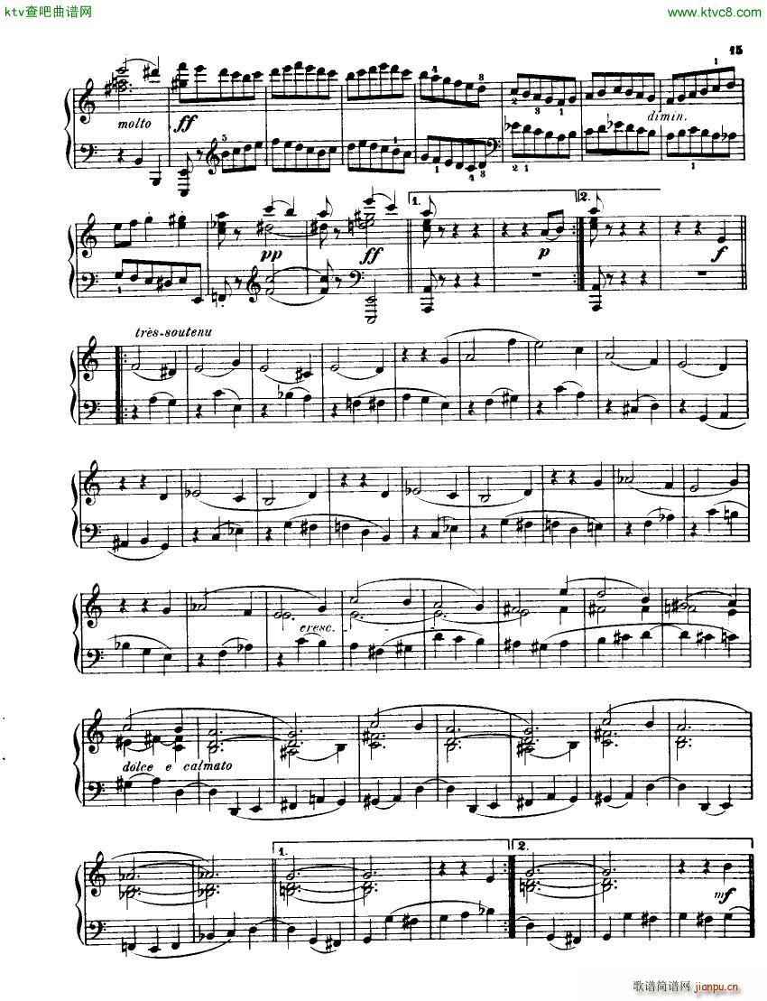 Indy Petite Sonate dans la forme classique op9(V)13