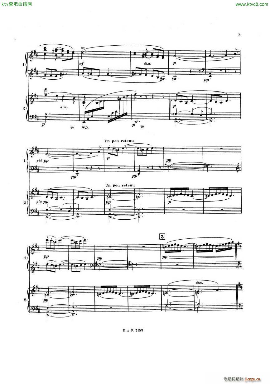 busser debussy Petite Suite 2P(V)5