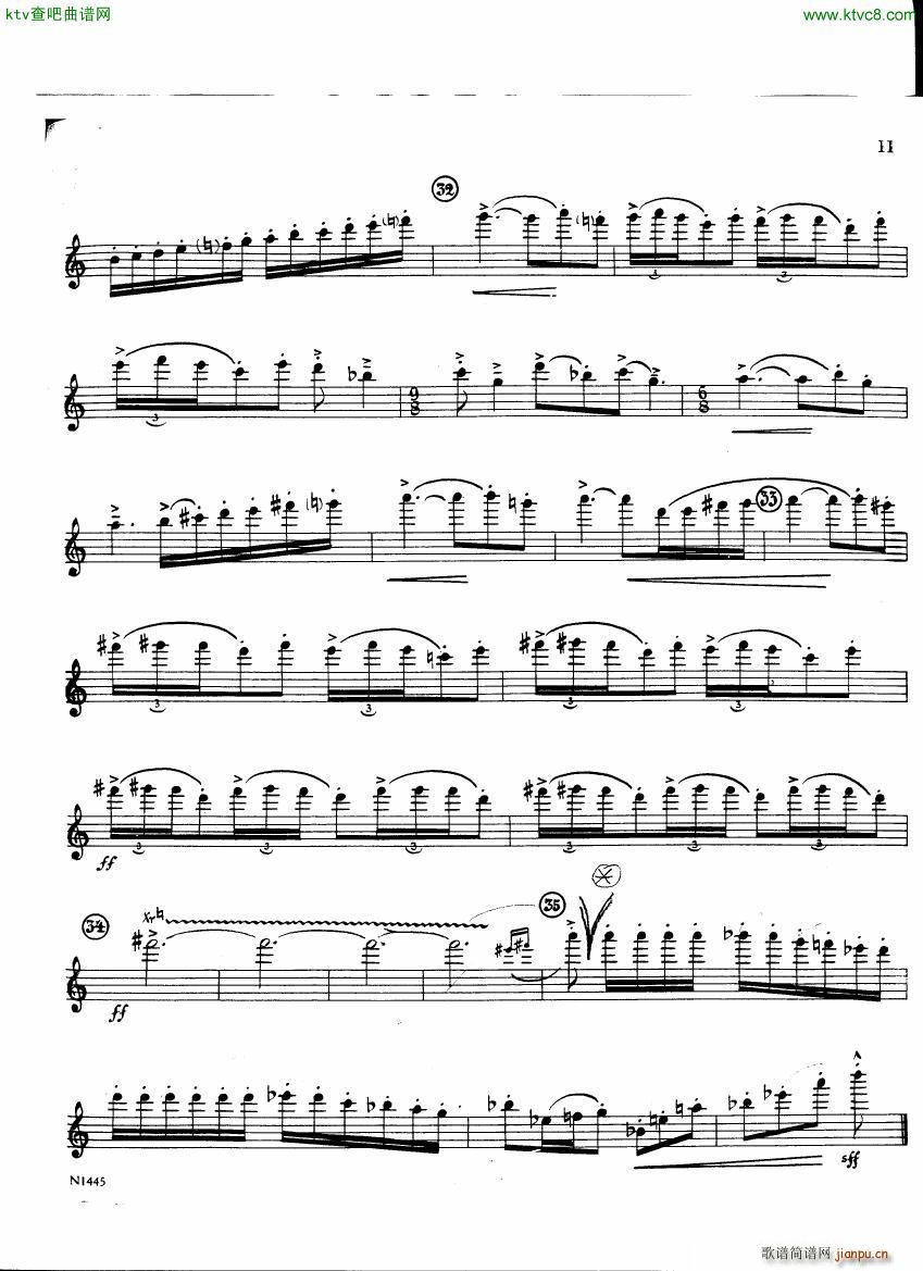 Burton E Flute sonatina flute part(V)9