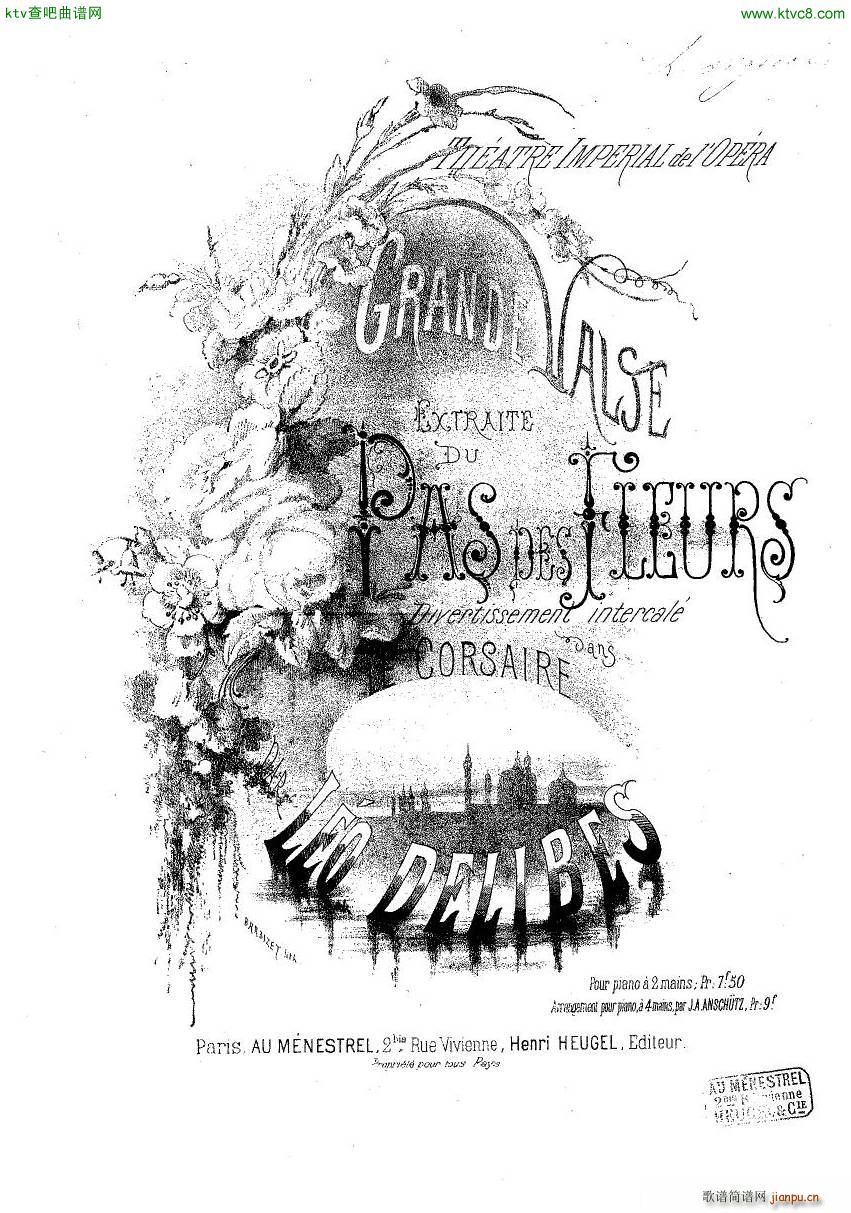 Delibes Grande valse du Pas des fleurs(V)1