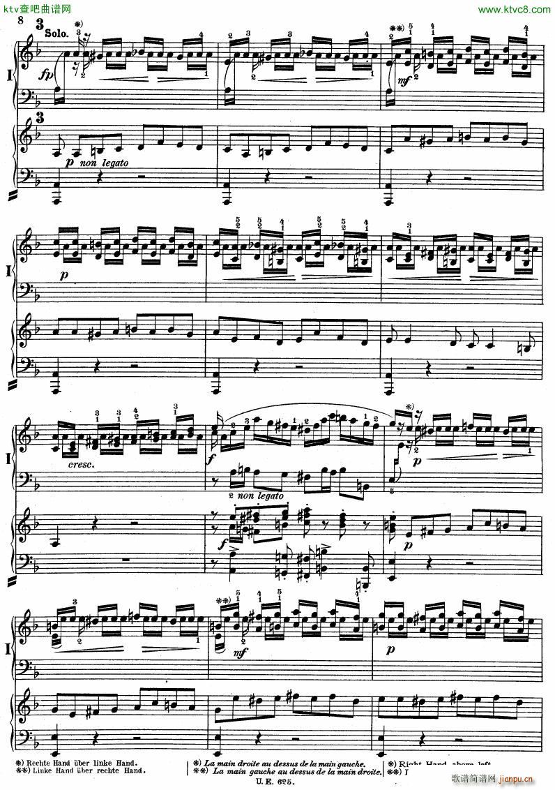 Bach JS BWV 1052 Keyboard Concerto in d ed R ntgen(V)8