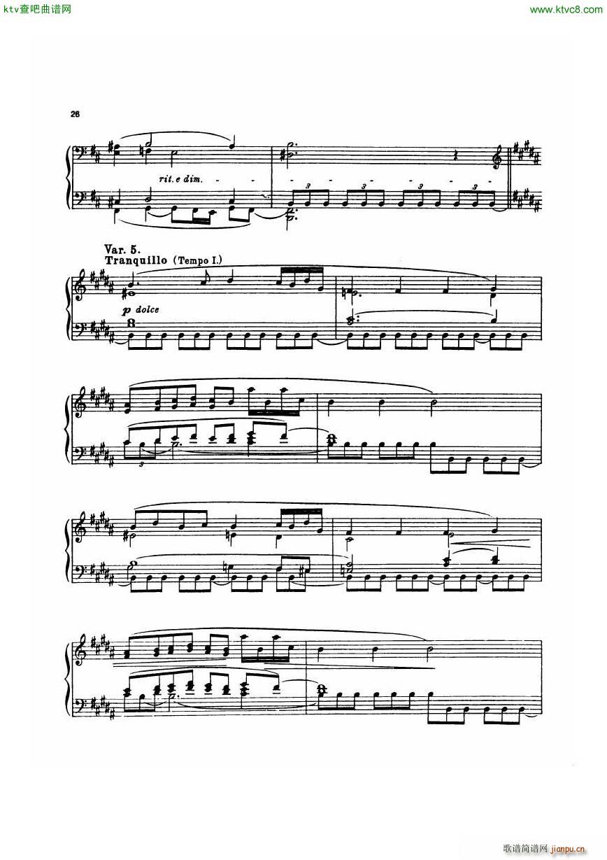 Dohnanyi 17 3 5 Humoresken Pavane(V)8