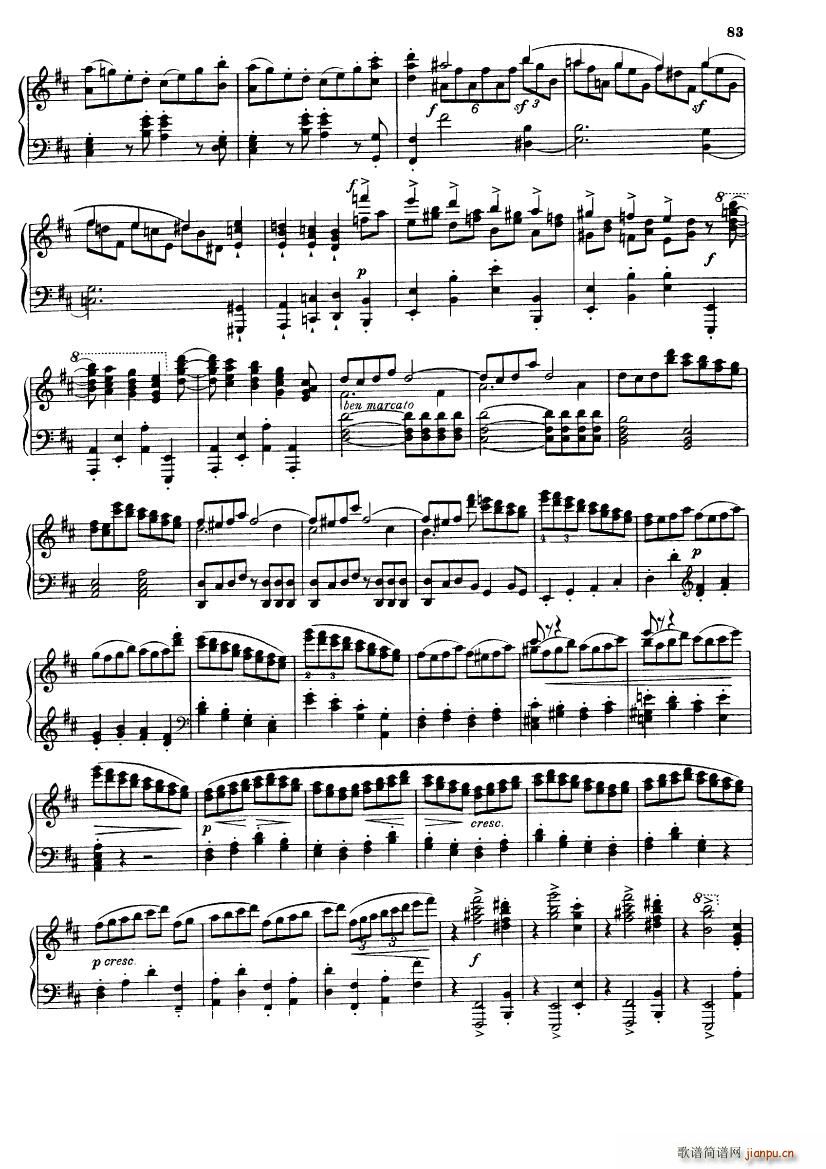 Brahms op 73 Singer Symphonie Nr 2 D Dur(V)39