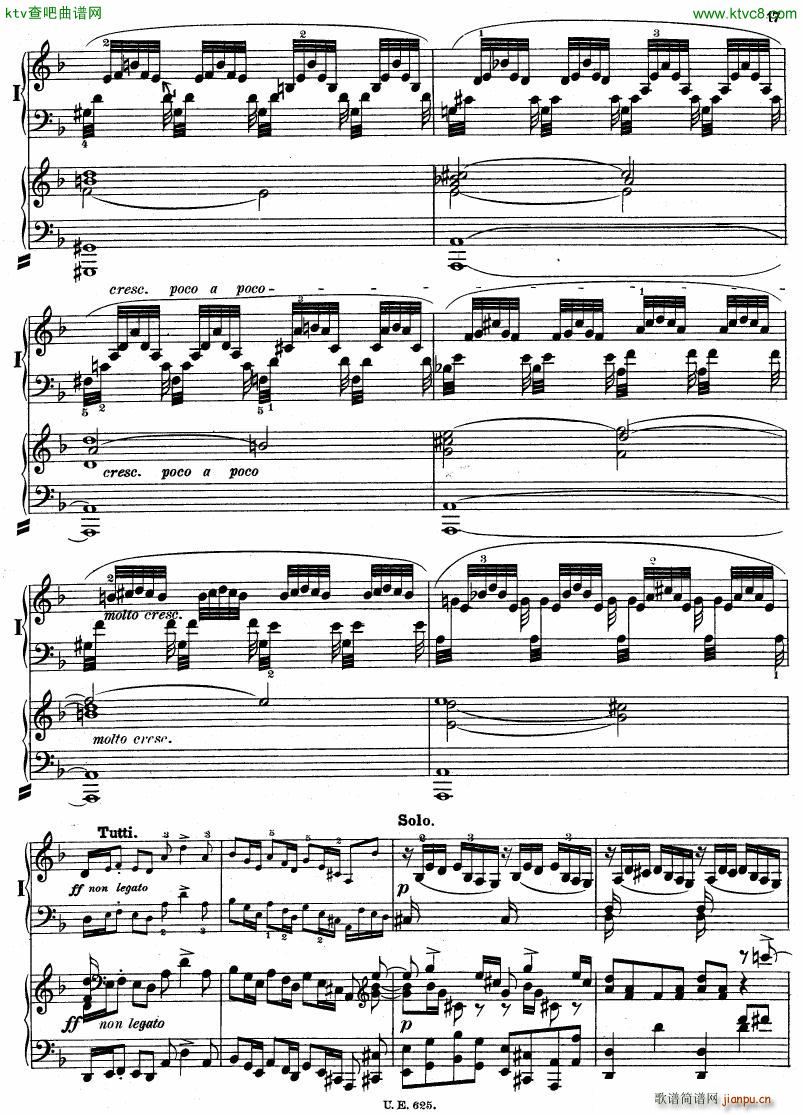 Bach JS BWV 1052 Keyboard Concerto in d ed R ntgen(V)18
