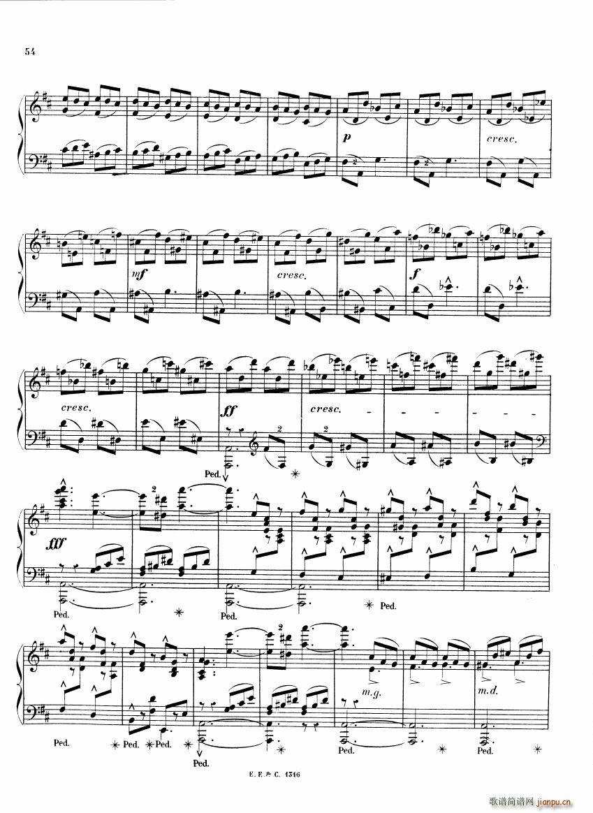 Chaminade 6 Etudes Op35 (V)13