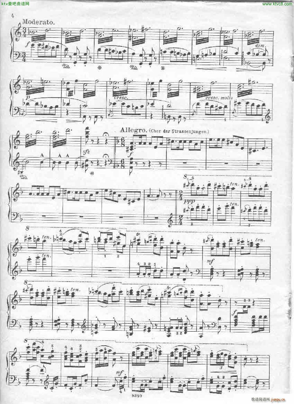 Bizet Carmen themes ed peters(V)3