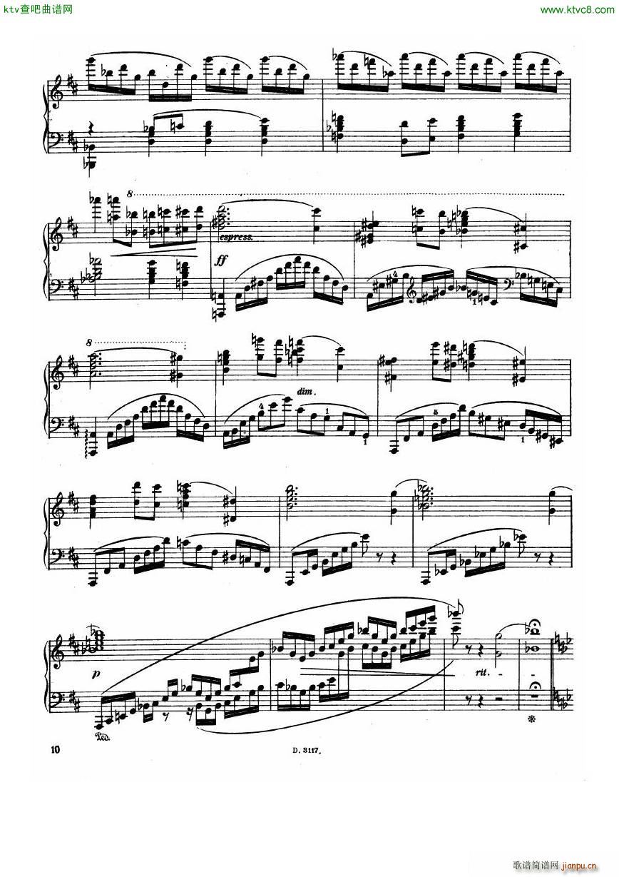 Dohnnyi op 11 Four Rhapsodies(V)8