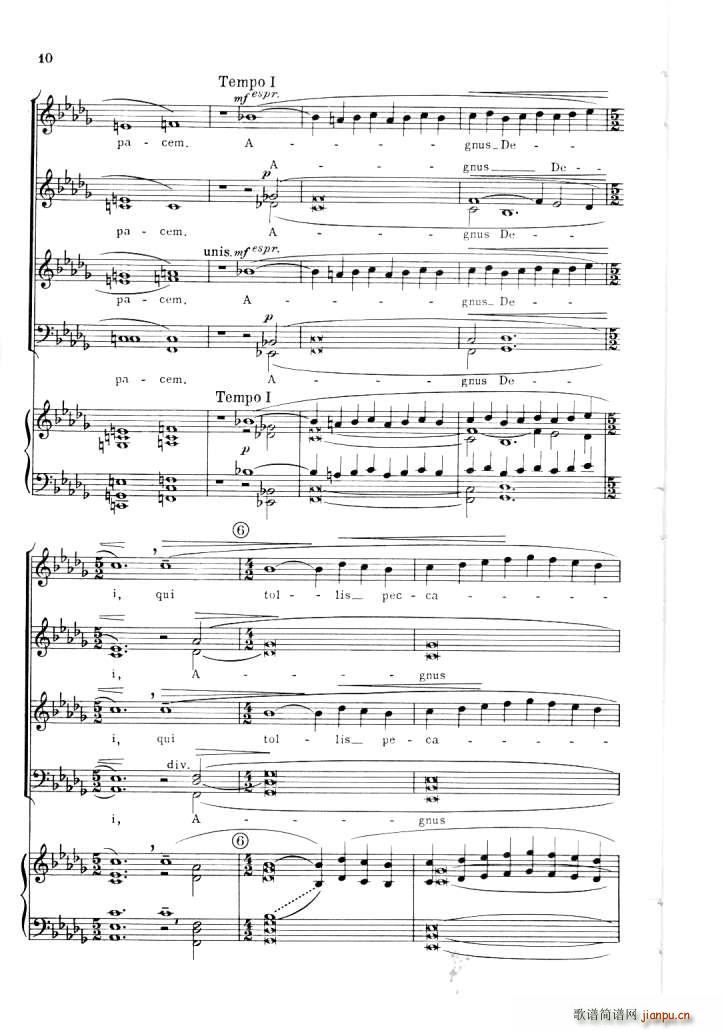 Barber op 11 Agnus Dei(V)9